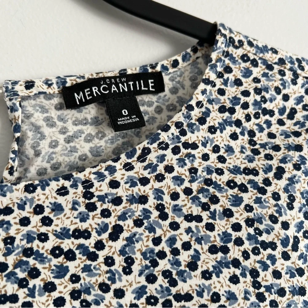 J. Crew Black and White Bell Sleeve Blouse